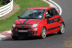 Шпионские фото: Fiat 500 Abarth