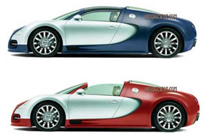 Bugatti Veyron Targa ограничат скорость