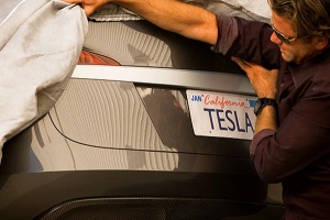 Tesla Model S. Teaser