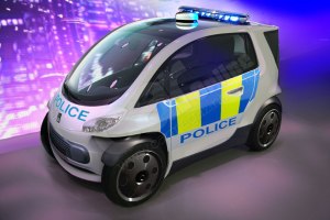 Gordon Murray Design T25. Illustration. Police Car