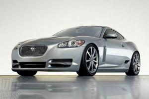 Jaguar XF Coupe. Illustration