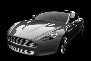 Aston Martin Rapide. 2010. Illustration. Front