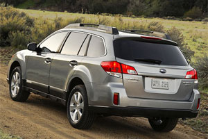 Subaru Legacy Outback. 2010. Rear