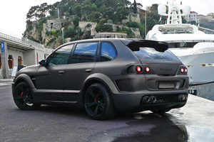 Porsche Cayenne. Gemballa Tornado 750 GTS. Rear