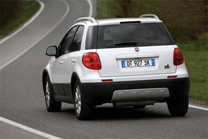 Fiat Sedici. Rear