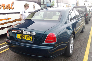 Rolls-Royce Ghost. Spy. Rear