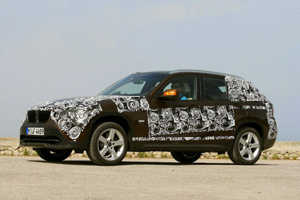 BMW X1. Spy. Front