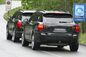 Porsche Cayenne 2011. Spy. Rear