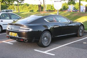 Aston Martin Rapide. Spy. Rear