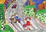 Дети учат взрослых правилам дорожного движения