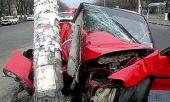 На Дмитровском шоссе машина врезалась в столб, пострадали 6 человек