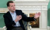 Президент РФ Дмитрий Медведев на встрече с представителями СМИ Центрального федерального округа