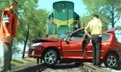 В 2009 году в РФ произошло 202 столкновения поездов с автомобилями