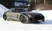 Прототип Mercedes-Benz SLS AMG Black Series сфотографировали вблизи