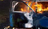 В Калининградской области сгорела Audi с пятью пассажирами