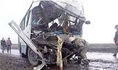 В Краснодарском крае Land Rover столкнулся с рейсовым автобусом