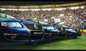 Volkswagen представляет в России Passat для футбольных фанатов