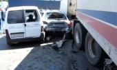 В Нижнем Новгороде столкнулись 5 грузовиков, автобус и 2 легковушки