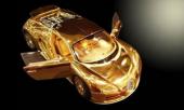 Золотая моделька Bugatti Veyron стоит 2,4 млн евро